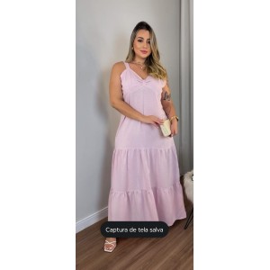 Vestido cor lavanda 